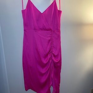 Vici Dolls Hot Pink Midi Dress